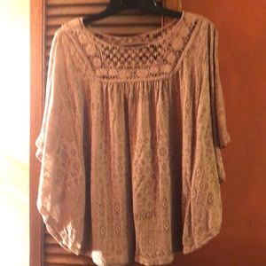 Boho batwing top